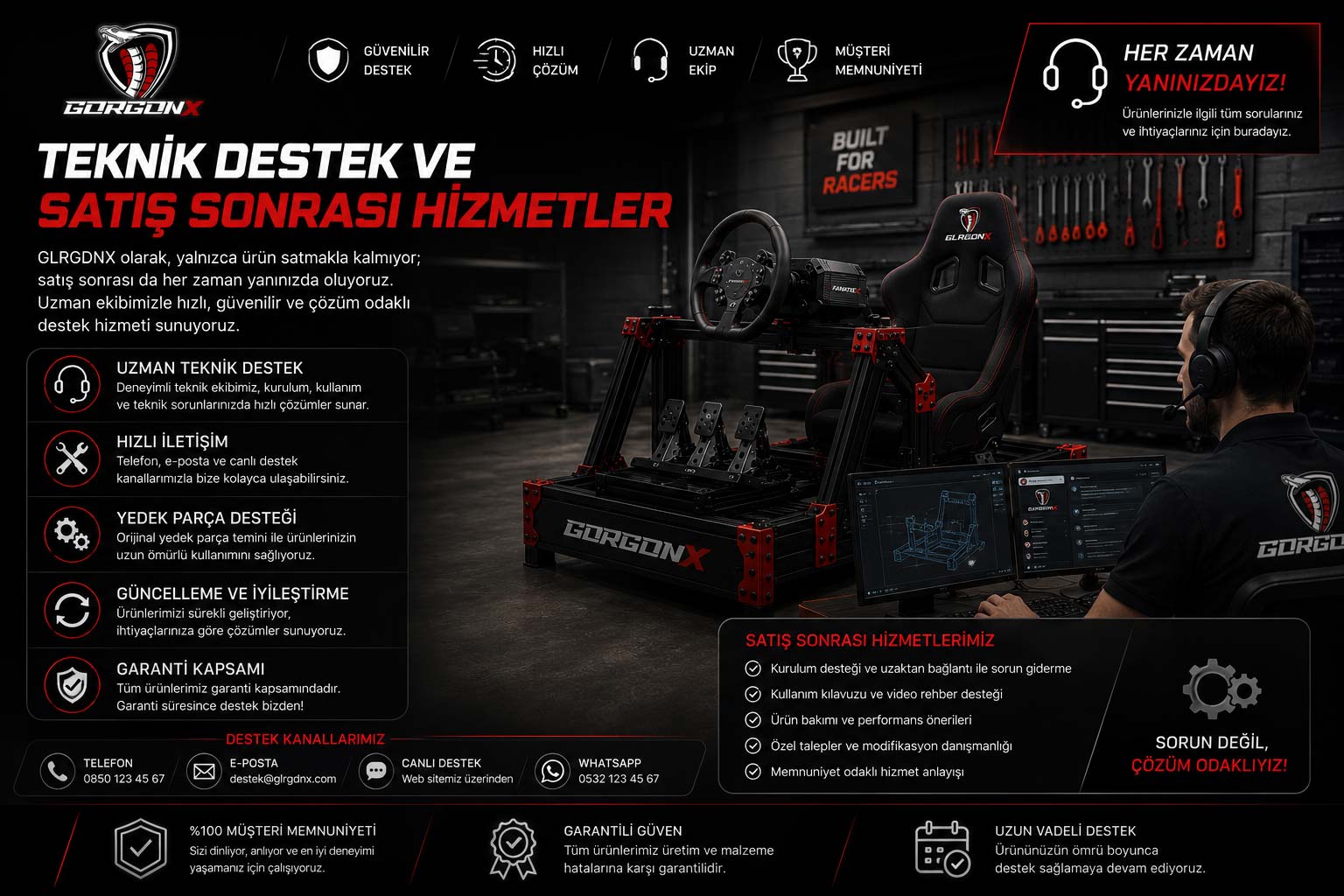 Teknik Destek ve Satış Sonrası Hizmetler