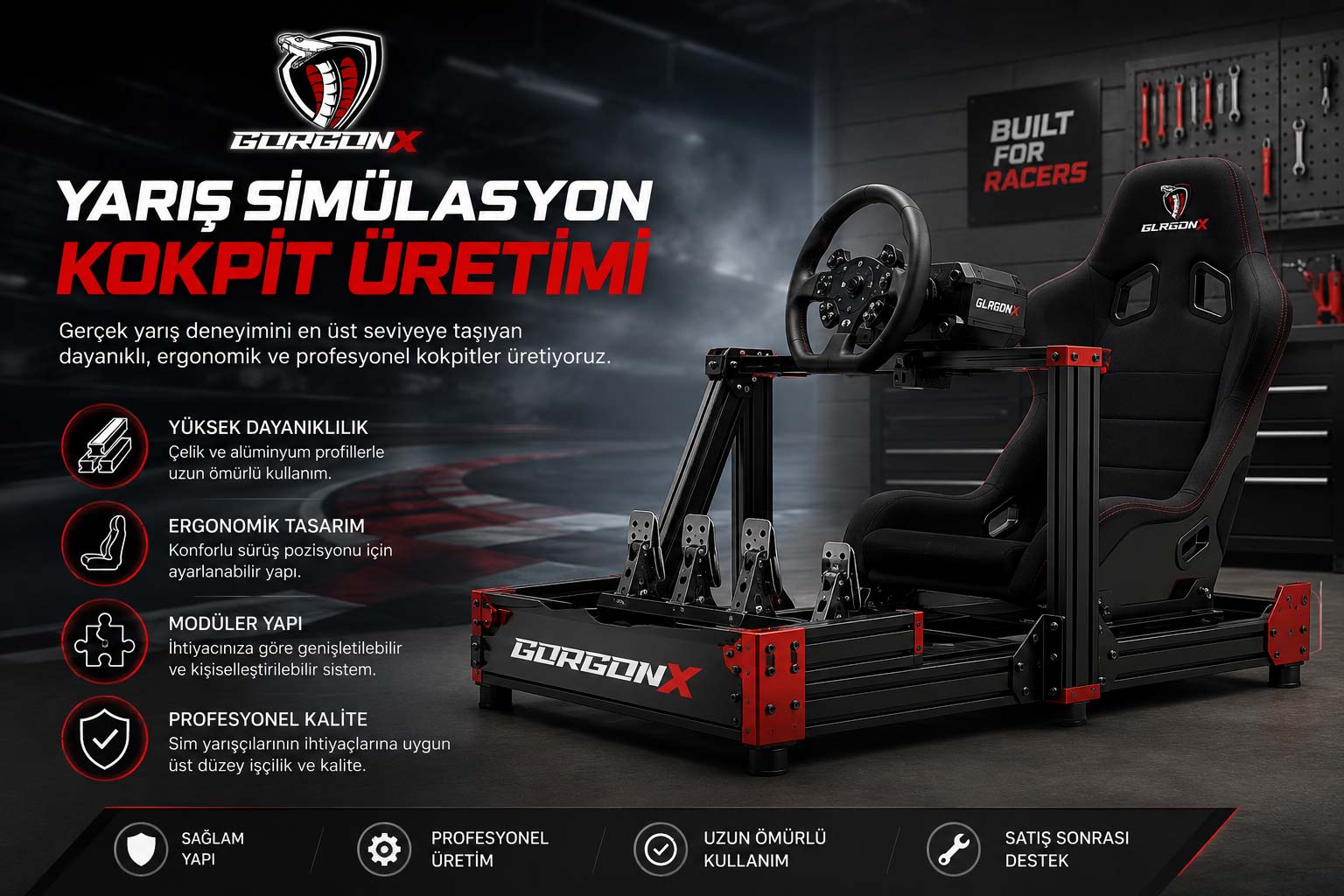 Yarış Simülasyon Kokpit Üretimi